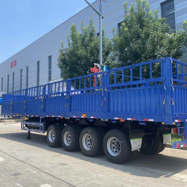 30-100 tons cargo transport trailer fence semi-trailer