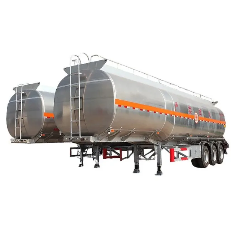 2/3/4 axle stainless steel tank truck gasoline diesel petrol tank trailer tank truck semi trailer