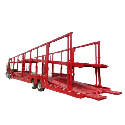 2-axle car transport semi-trailer