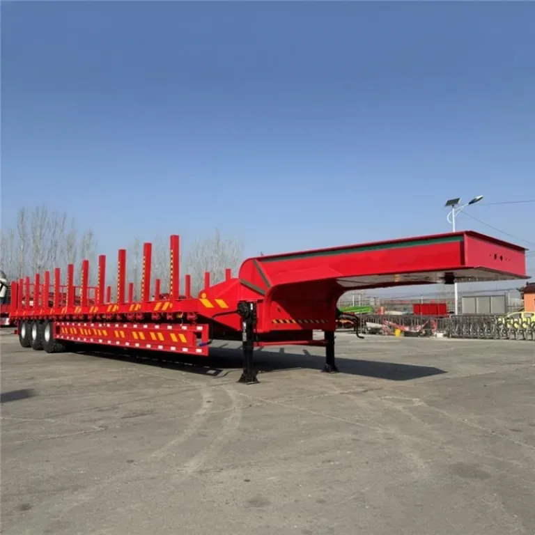 3-axle timber transport semi-trailer
