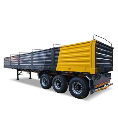 3-axle 50-ton sidewall bulk cargo transport semitrailer