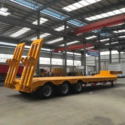 Multi-axle heavy-duty low-bed semi-trailer