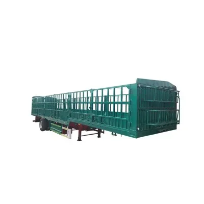 3 axle 50 tons fence semi trailer