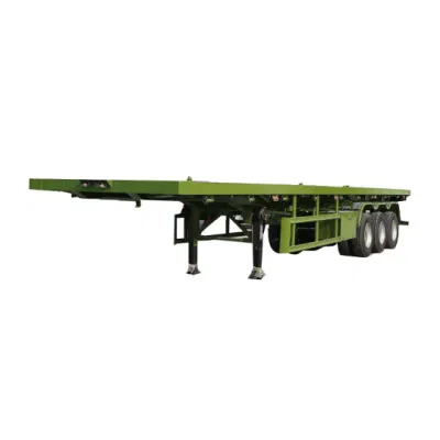 40ft 3-axle container flatbed semi-trailer