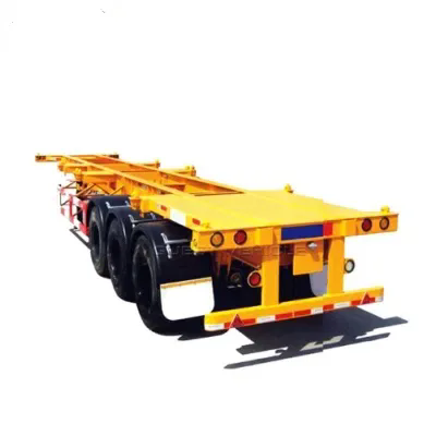 3-axle 40-foot frame container chassis semi-trailer