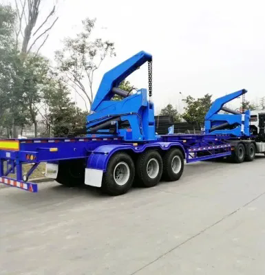 Heavy duty 40ft side lifter lifting self loading side loader container trailer