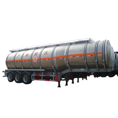 3-axle heavy duty aluminum alloy tank truck