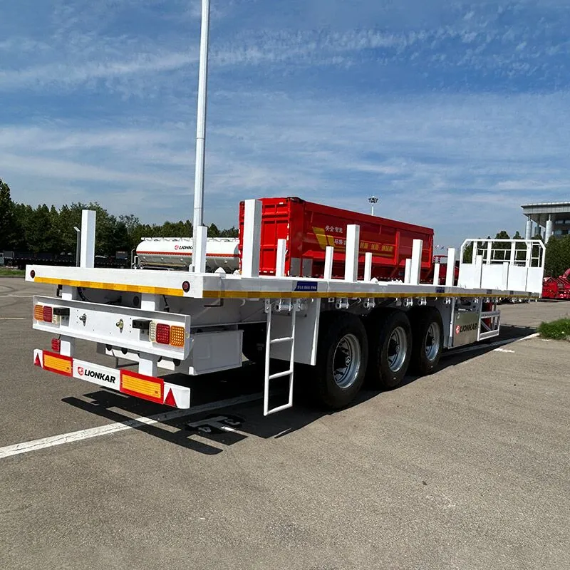 3 axle 40ft 45ft flatbed semi trailer