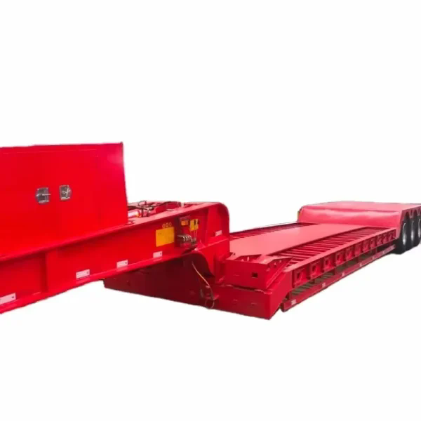 High quality 3 axle detachable gooseneck low bed semi trailer for sale