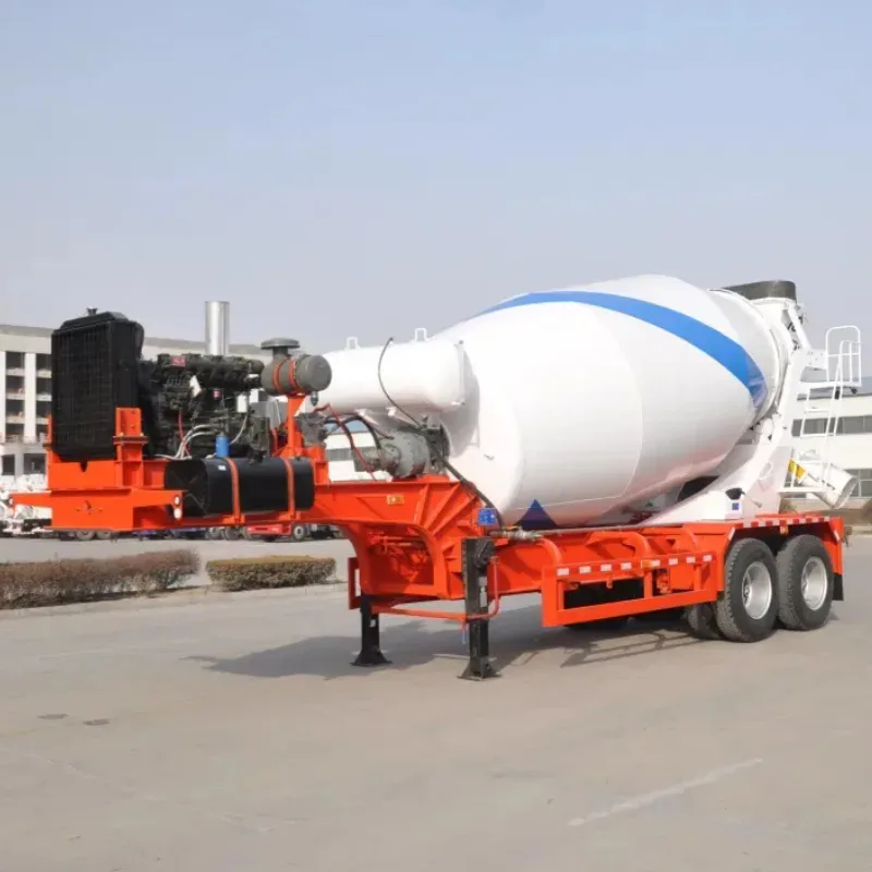 Construction concrete mixer cement truck